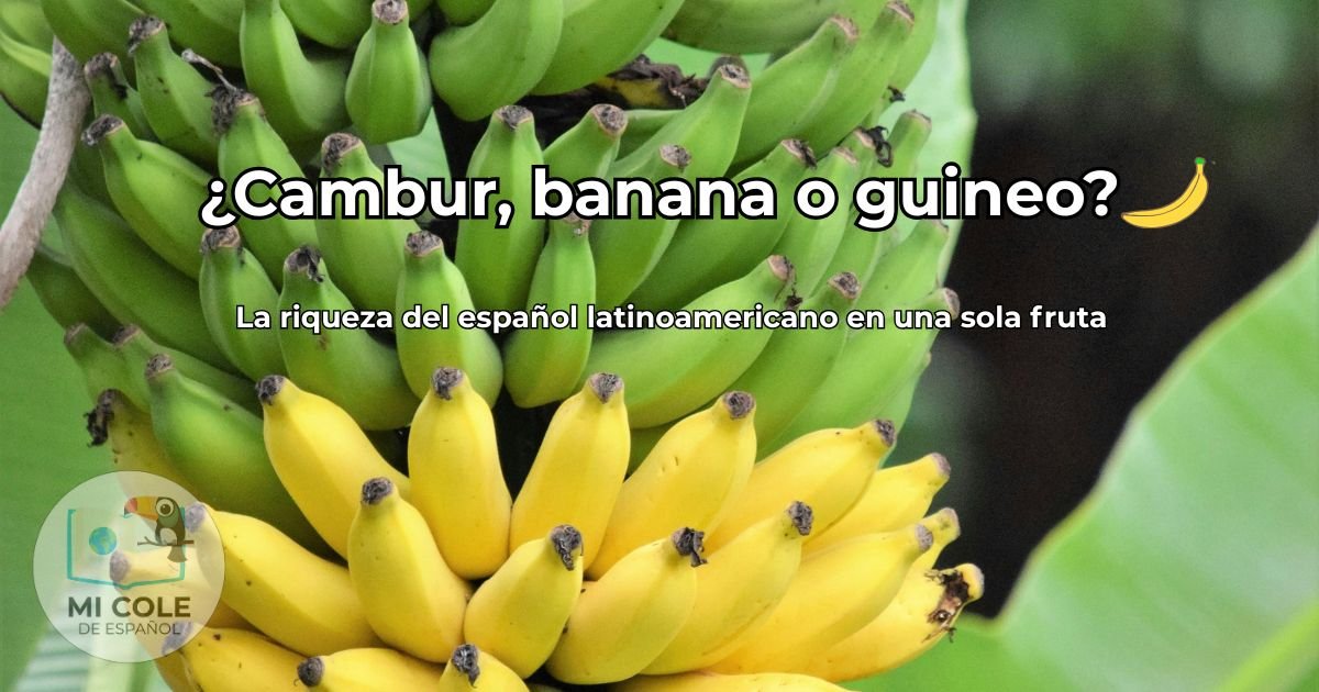 Diferentes nombres de la banana en América