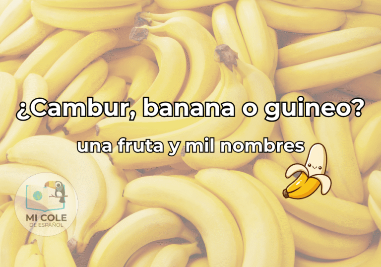 La banana: una fruta y mil nombres en español